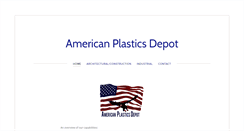 Desktop Screenshot of americanplasticsdepot.com