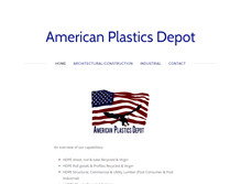 Tablet Screenshot of americanplasticsdepot.com